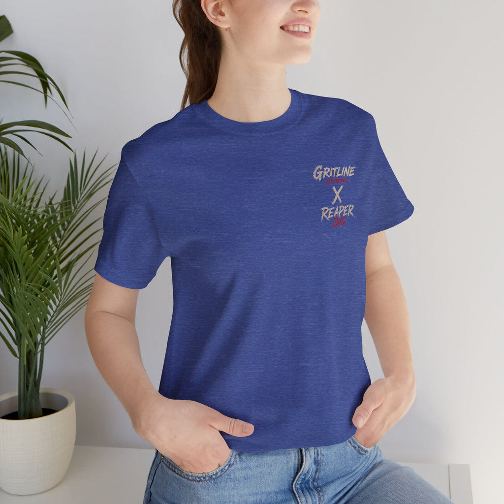 Grim Reaper American Flag T-Shirt — Patriot Skull Tee