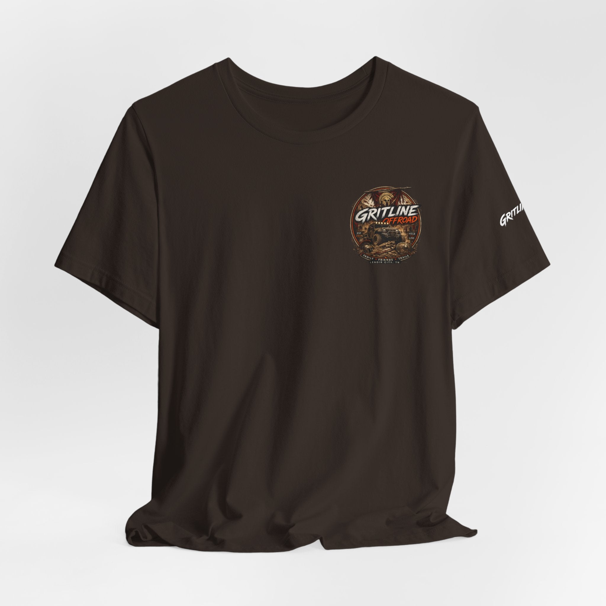 Offroad Jeep Graphic Tee — "Gritline Offroad" Adventure T-Shirt