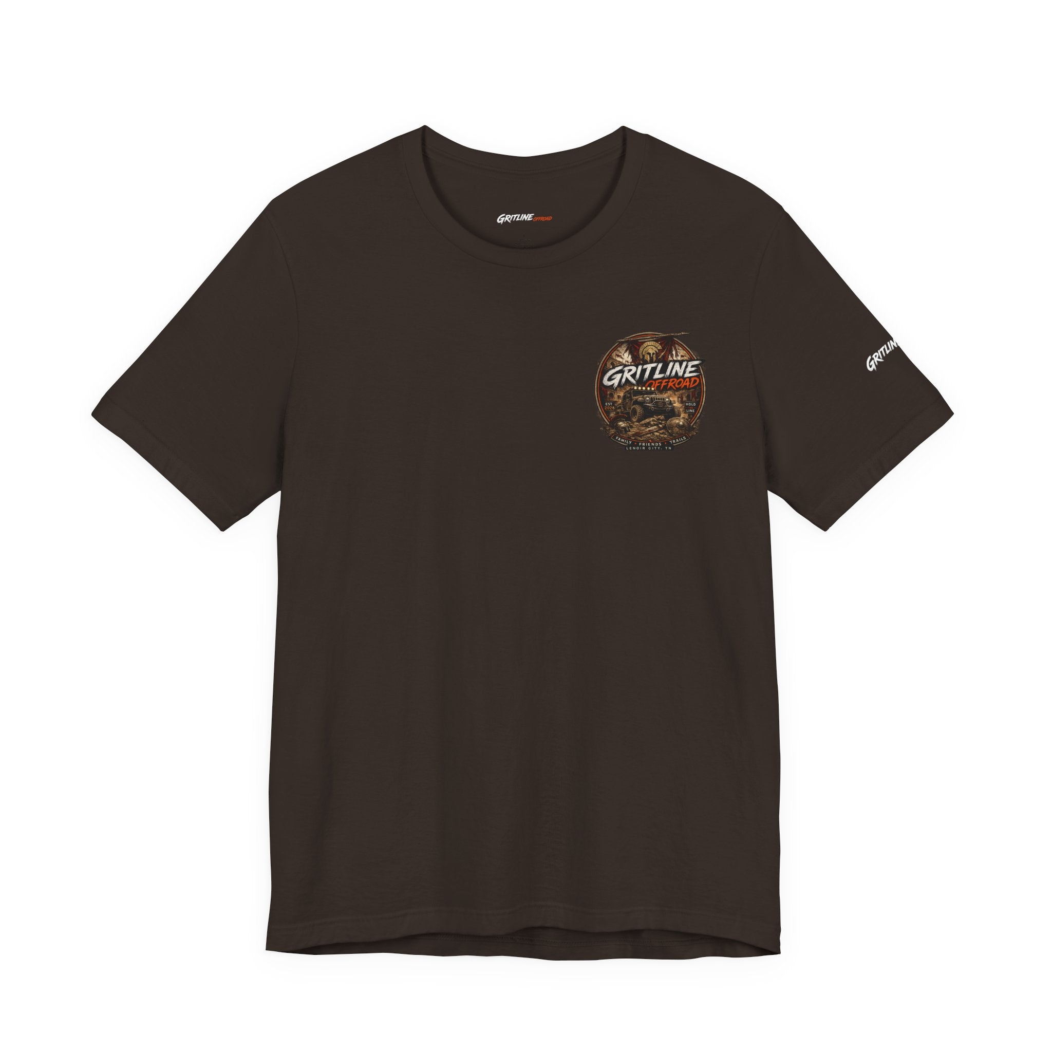 Offroad Jeep Graphic Tee — "Gritline Offroad" Adventure T-Shirt