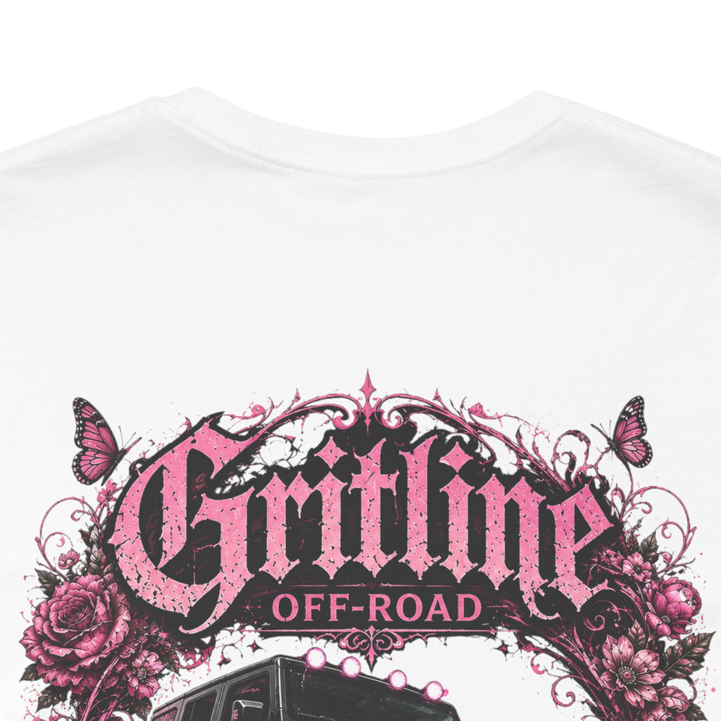 Off-Road Gritline Jeep Tee — Floral Adventure Graphic T-Shirt