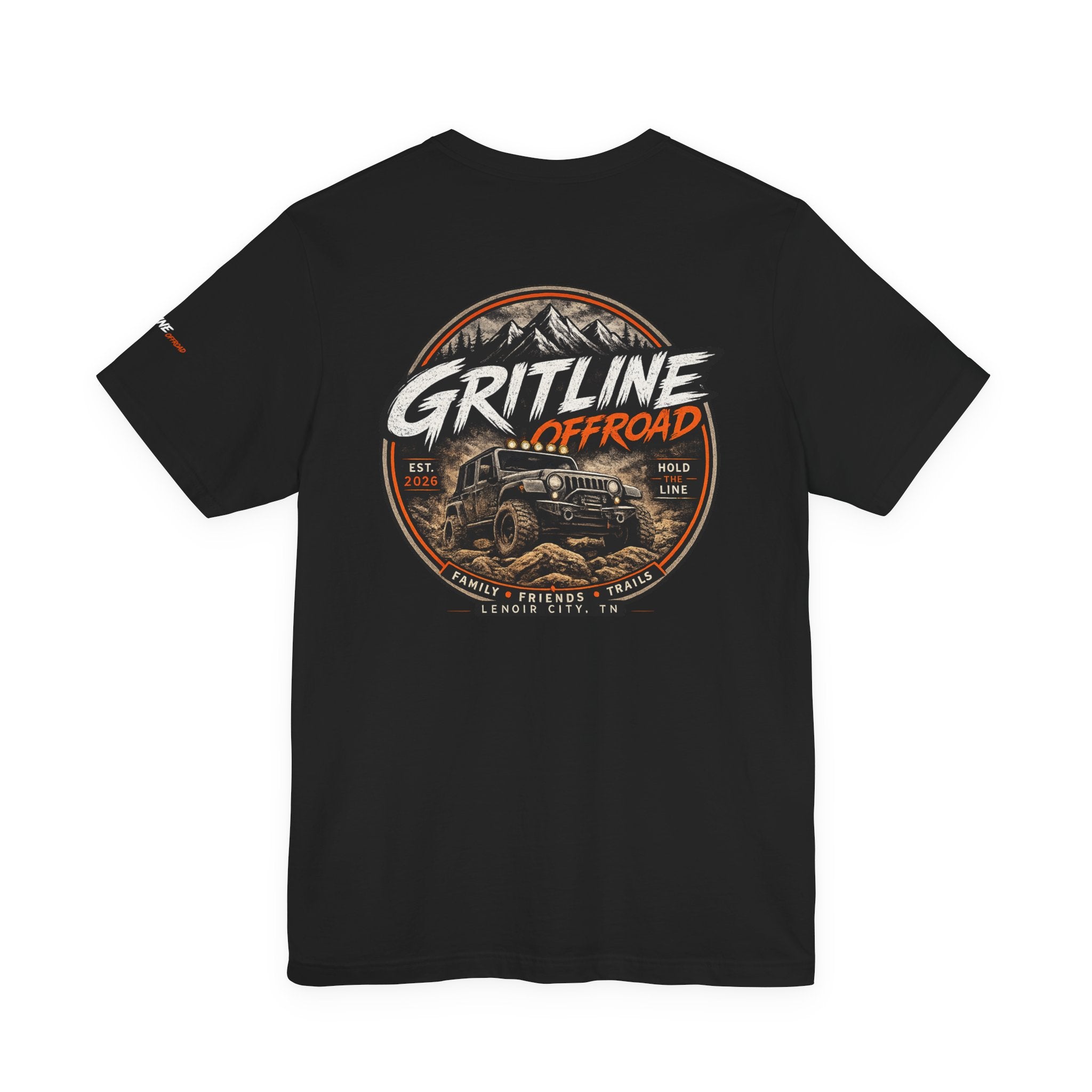 Gritline Offroad Jeep T‑Shirt — Adventure 4x4 Truck Trail Tee