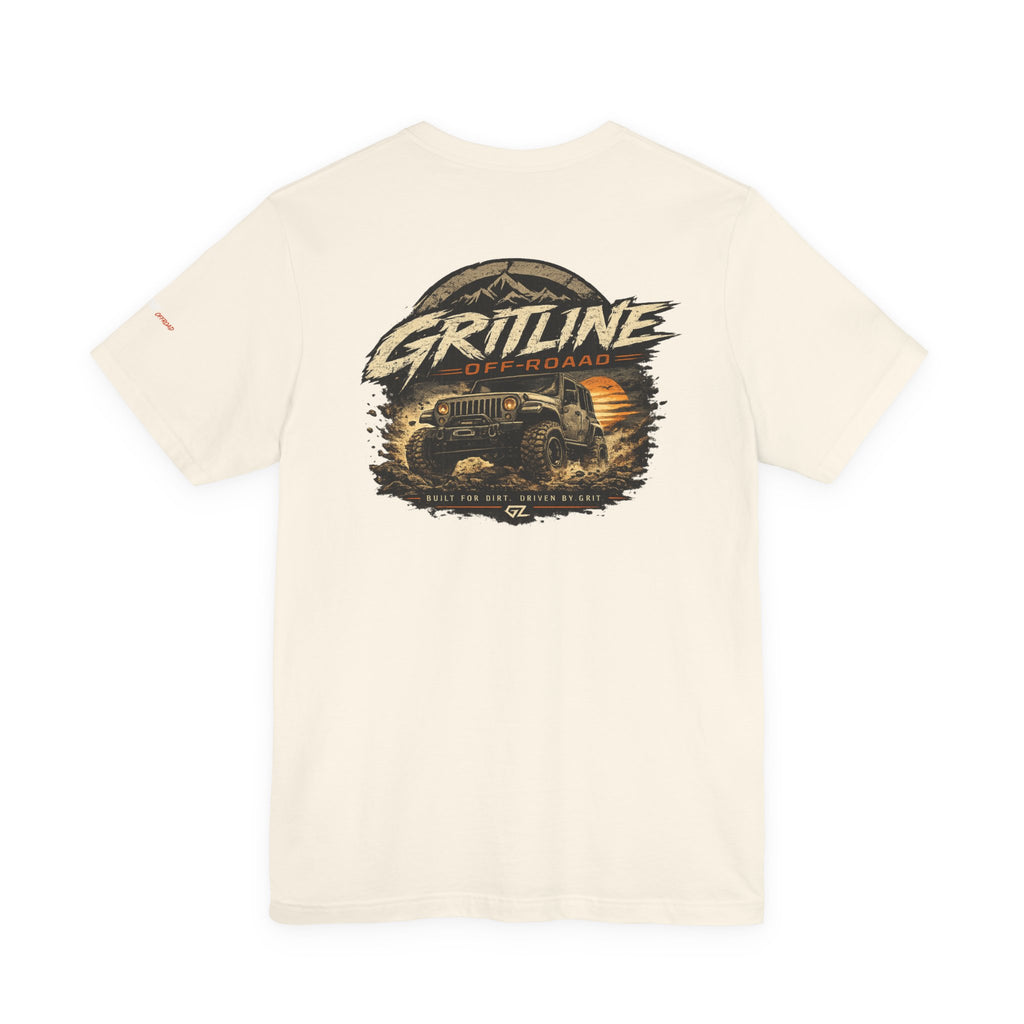 Off-Road Adventure Tee — "Gritline" Jeep Mountain Graphic