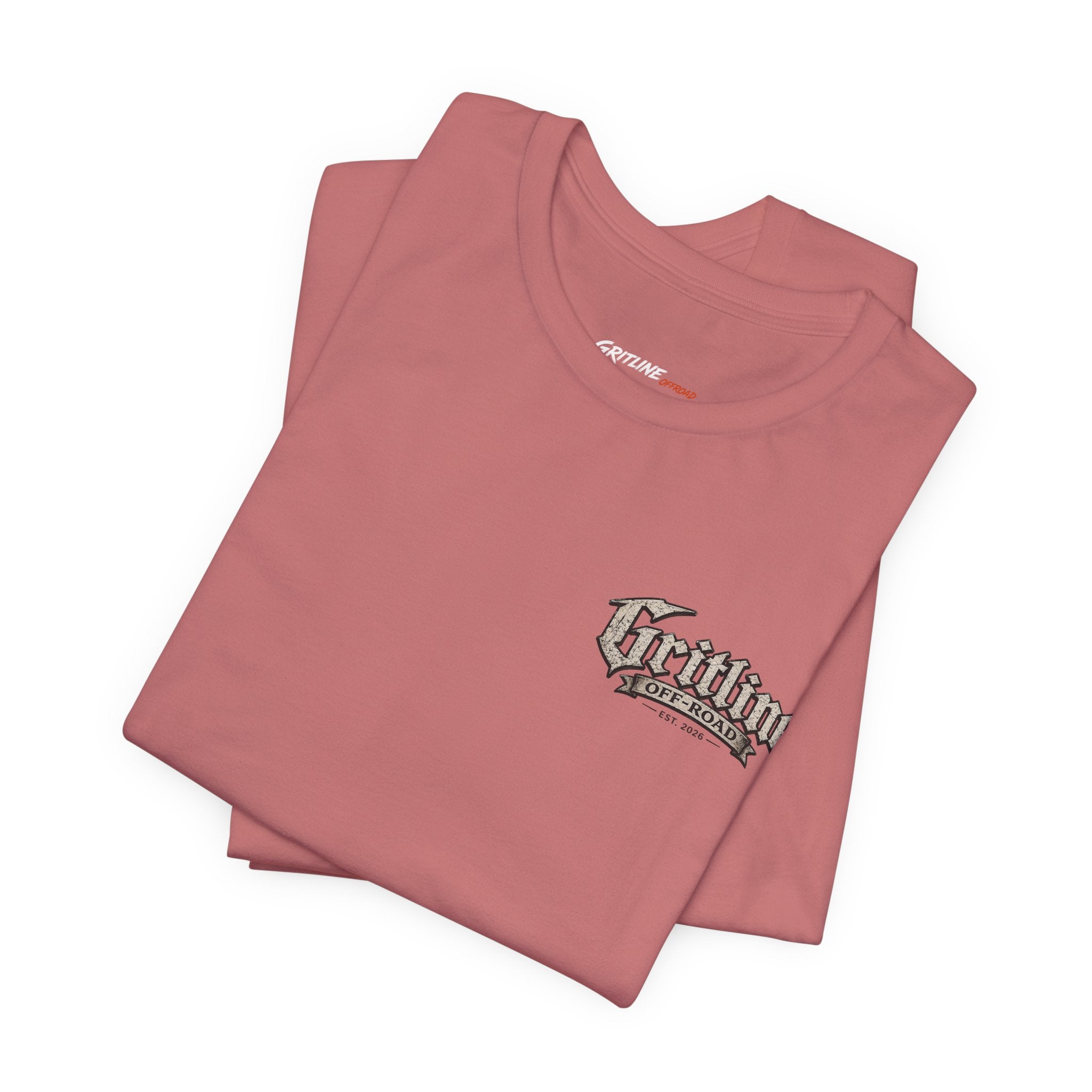 Off-Road Gritline Graphic Tee — "Gritline Off-Road" Skull & Jeep Shirt