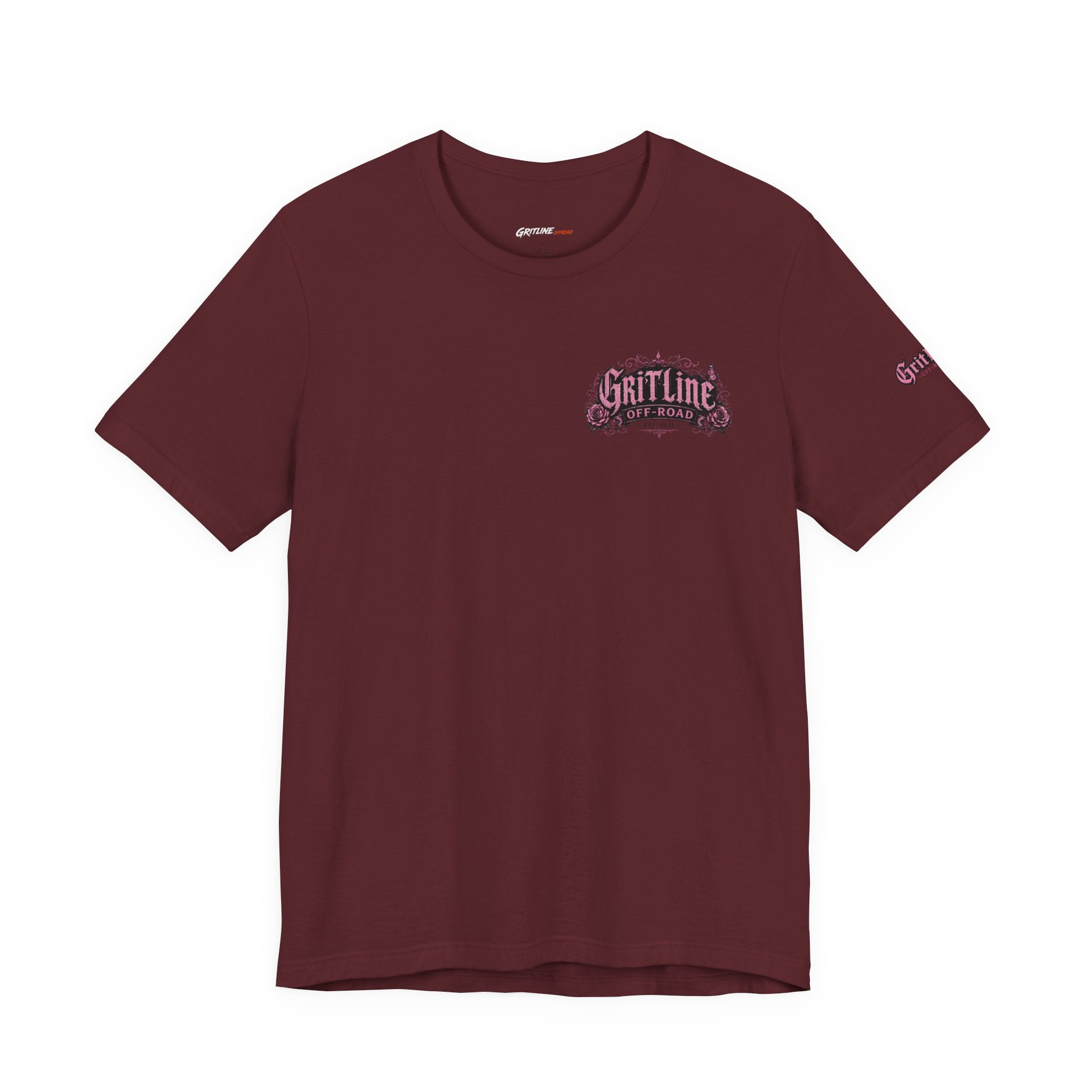 Off-Road Gritline Jeep Tee — Floral Adventure Graphic T-Shirt