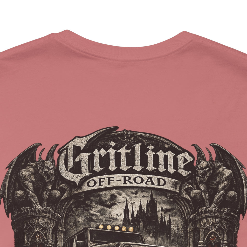 Off-Road Gritline Graphic Tee — "Gritline Off-Road" Skull & Jeep Shirt