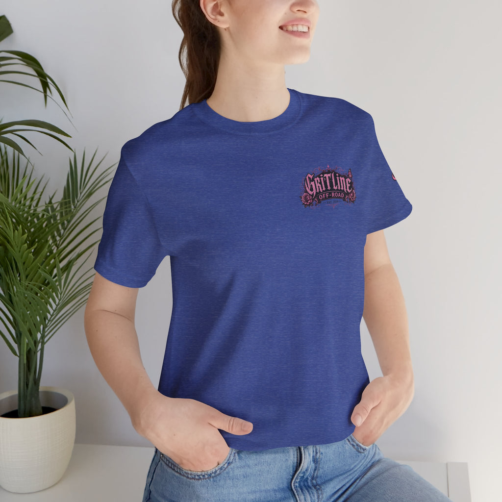 Off-Road Gritline Jeep Tee — Floral Adventure Graphic T-Shirt