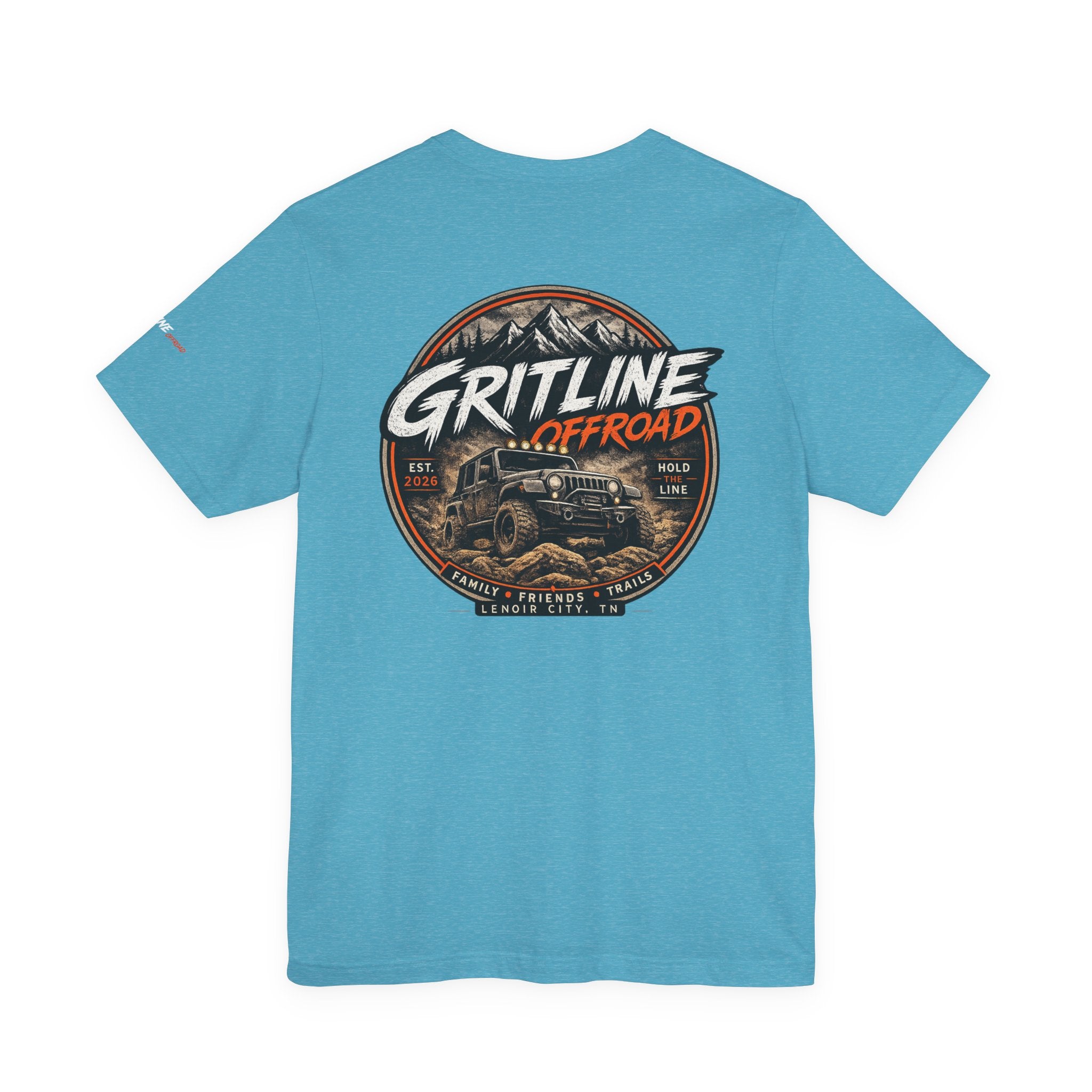Gritline Offroad Jeep T‑Shirt — Adventure 4x4 Truck Trail Tee
