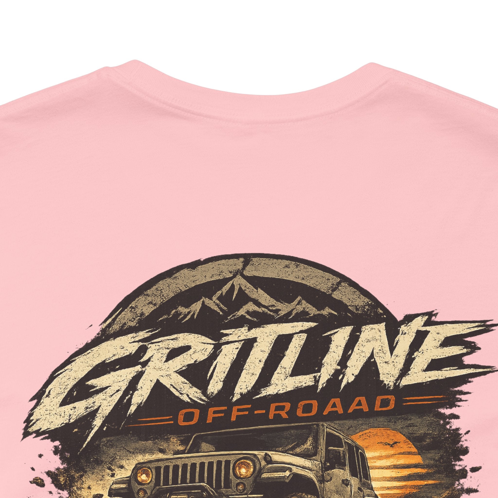 Off-Road Adventure Tee — "Gritline" Jeep Mountain Graphic