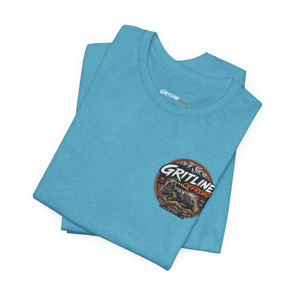 Gritline Offroad Jeep T‑Shirt — Adventure 4x4 Truck Trail Tee