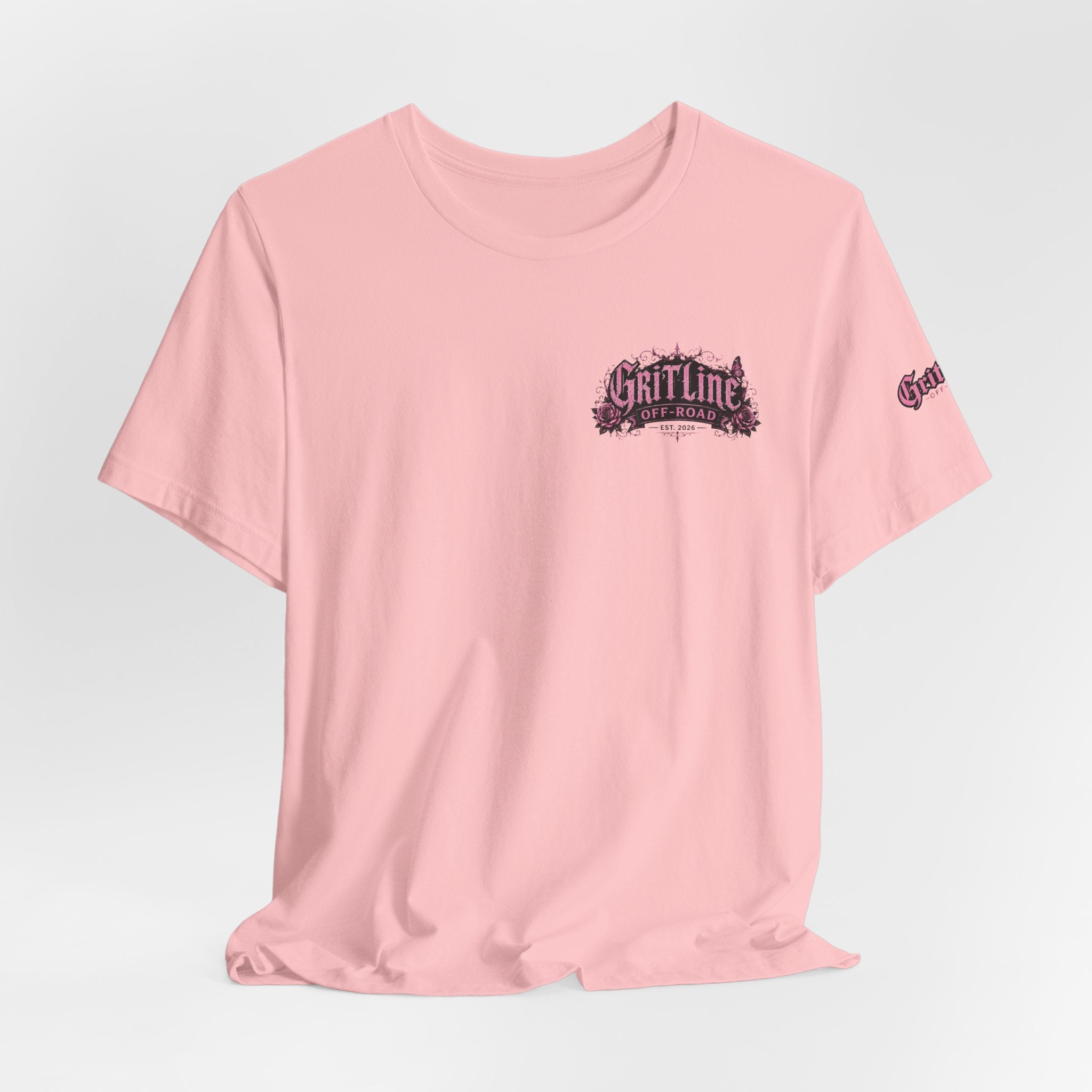 Off-Road Gritline Jeep Tee — Floral Adventure Graphic T-Shirt
