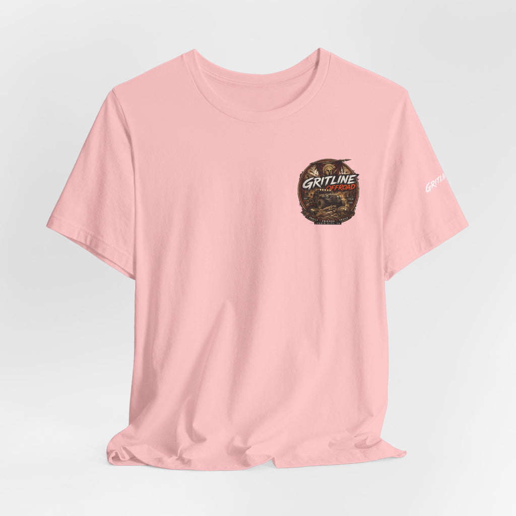 Offroad Jeep Graphic Tee — "Gritline Offroad" Adventure T-Shirt