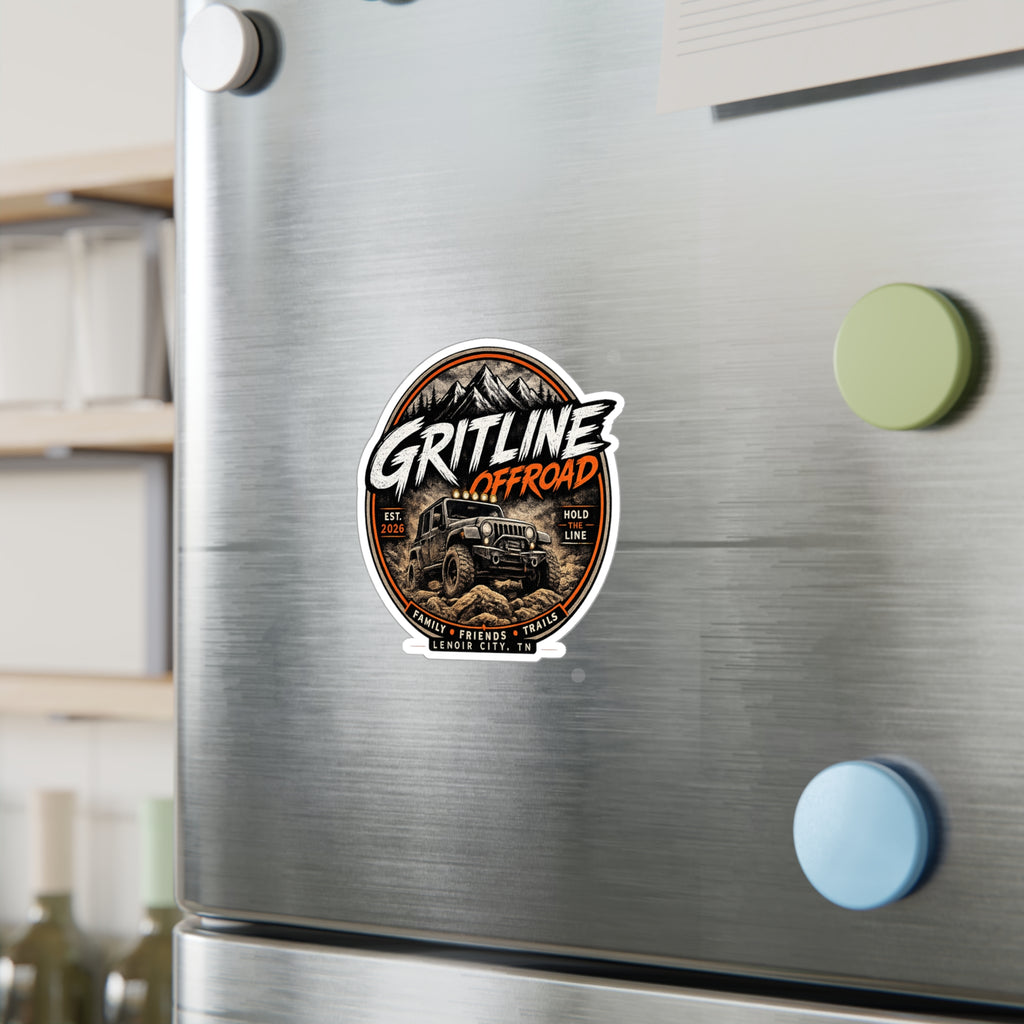 Gritline Offroad Vinyl Sticker — Jeep Adventure Kiss-Cut Decal