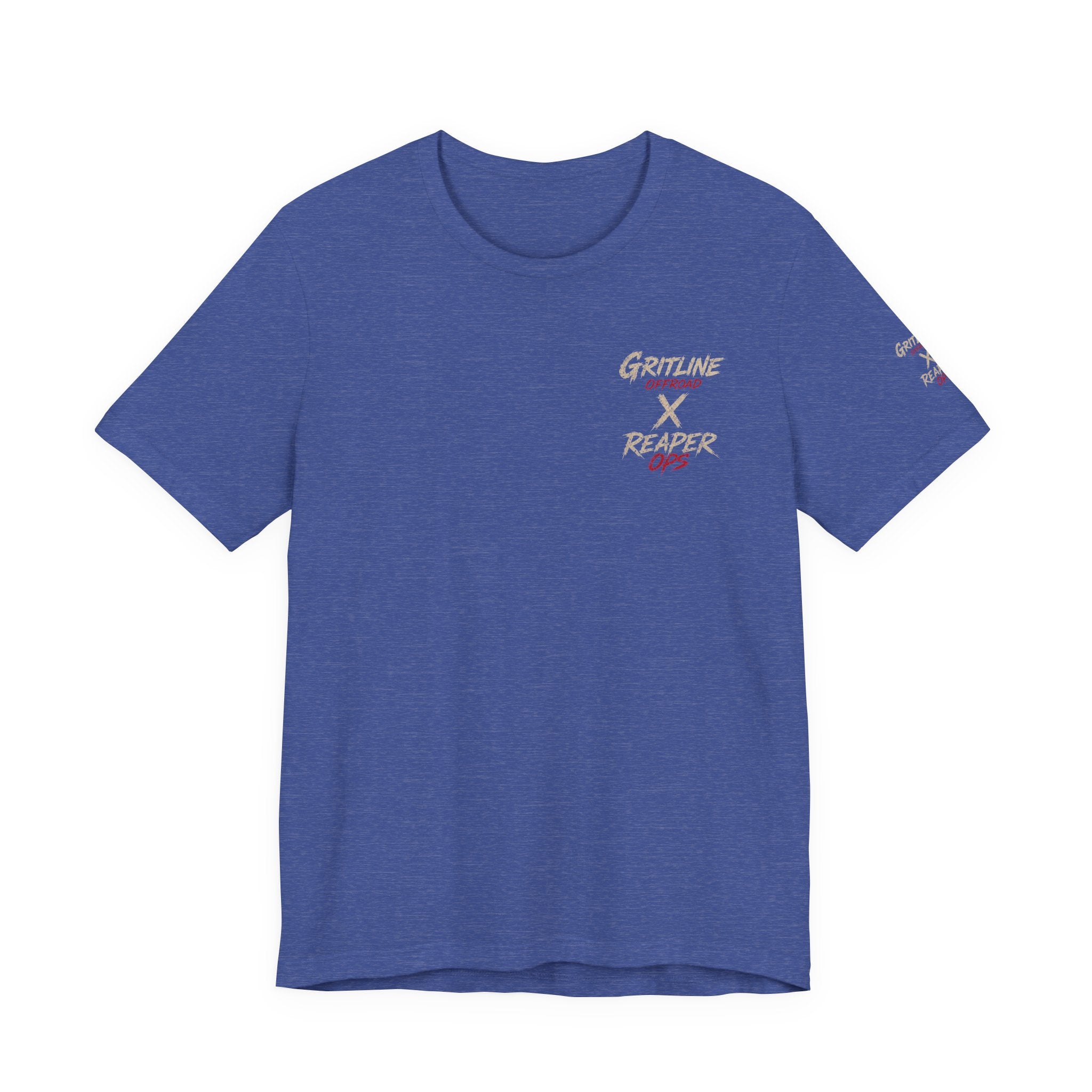 Grim Reaper American Flag T-Shirt — Patriot Skull Tee