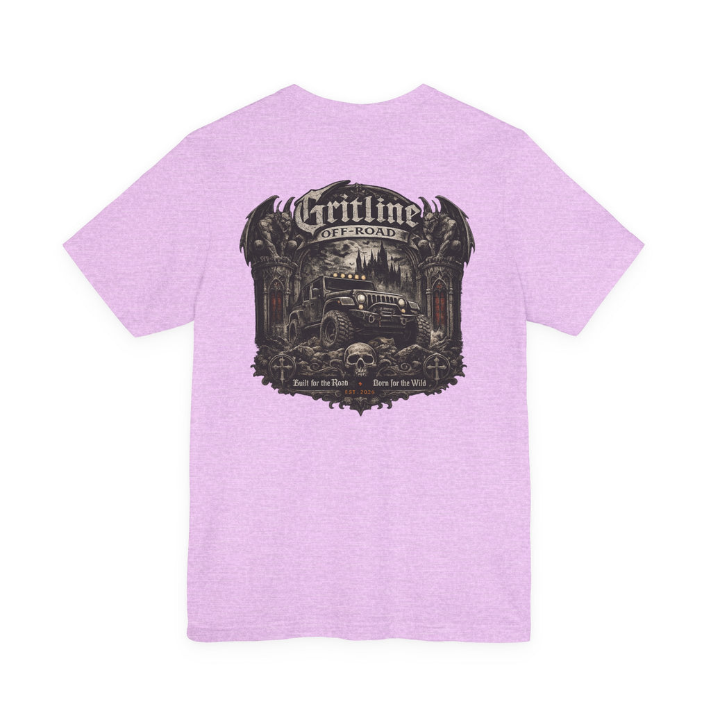 Off-Road Gritline Graphic Tee — "Gritline Off-Road" Skull & Jeep Shirt