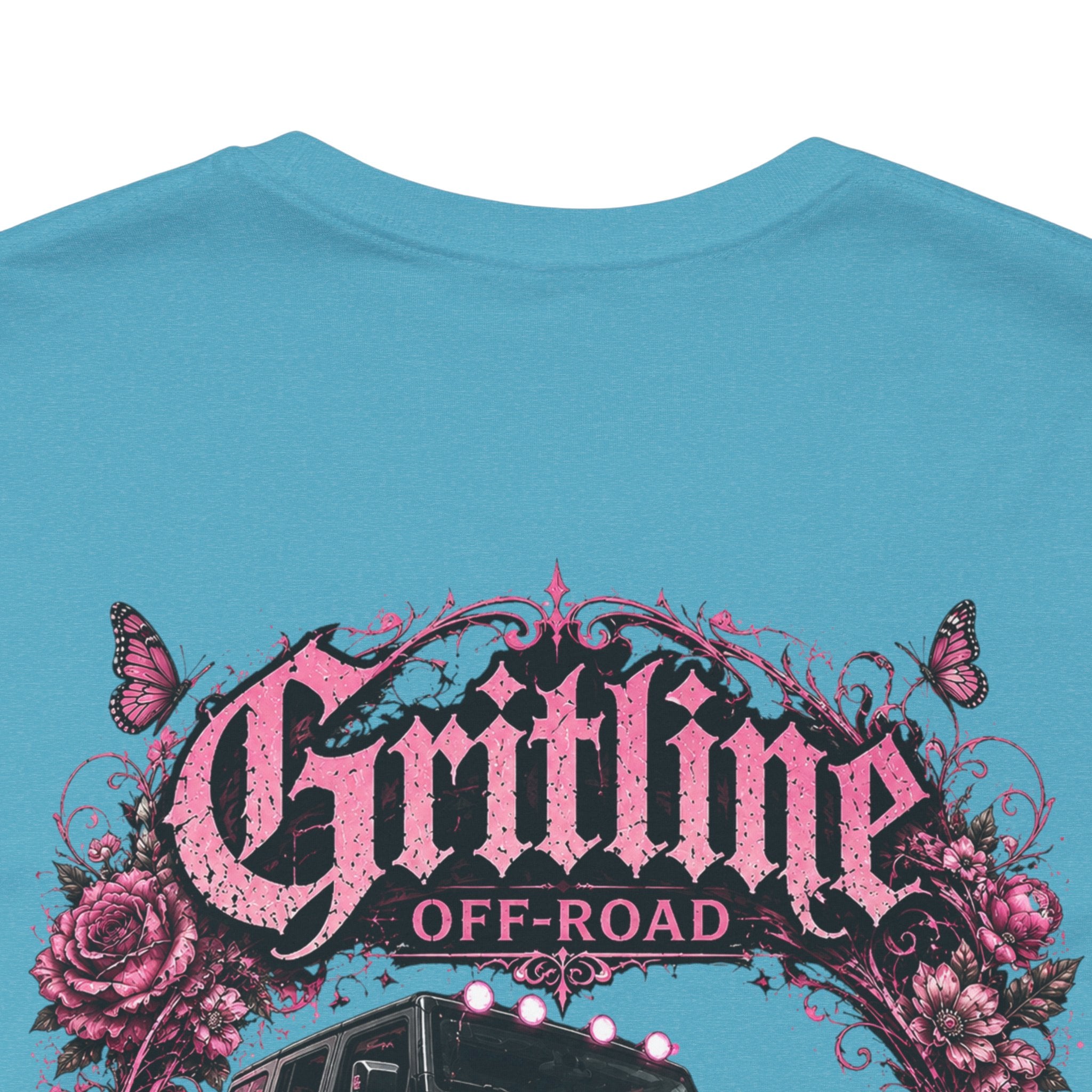 Off-Road Gritline Jeep Tee — Floral Adventure Graphic T-Shirt