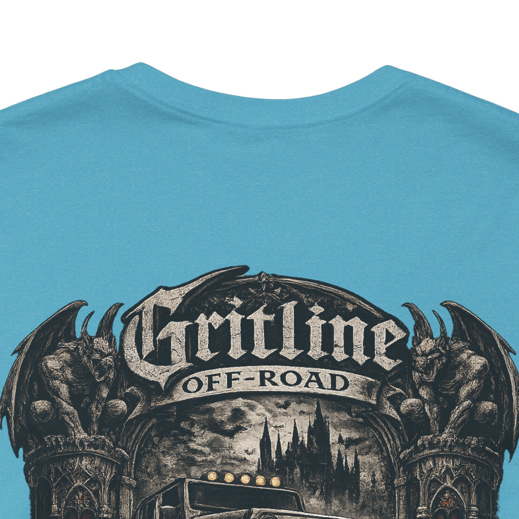 Off-Road Gritline Graphic Tee — "Gritline Off-Road" Skull & Jeep Shirt