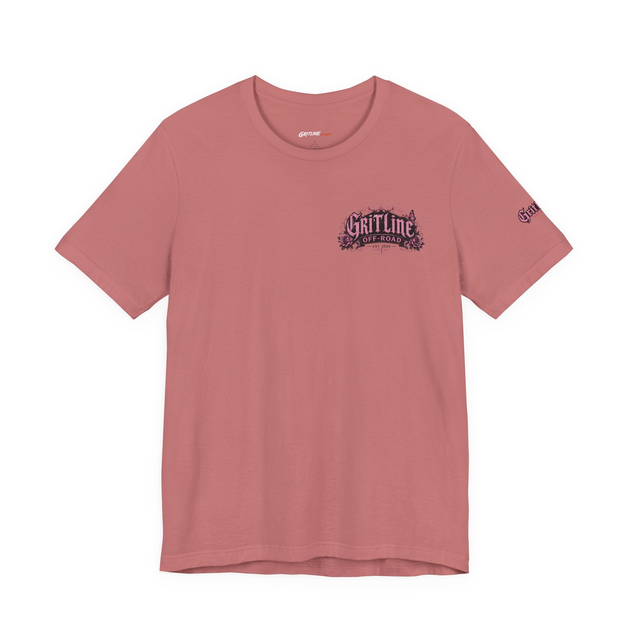 Off-Road Gritline Jeep Tee — Floral Adventure Graphic T-Shirt