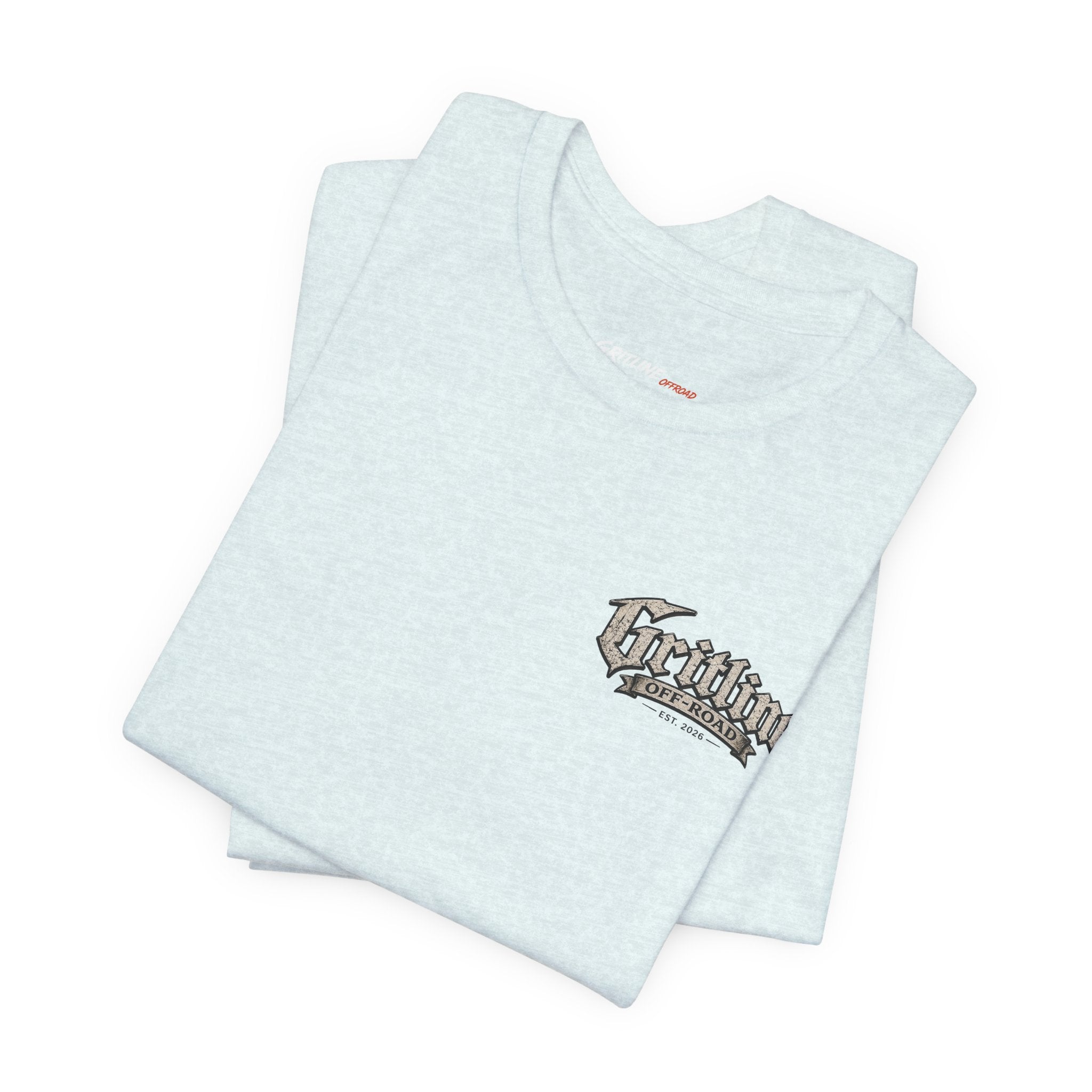 Off-Road Gritline Graphic Tee — "Gritline Off-Road" Skull & Jeep Shirt
