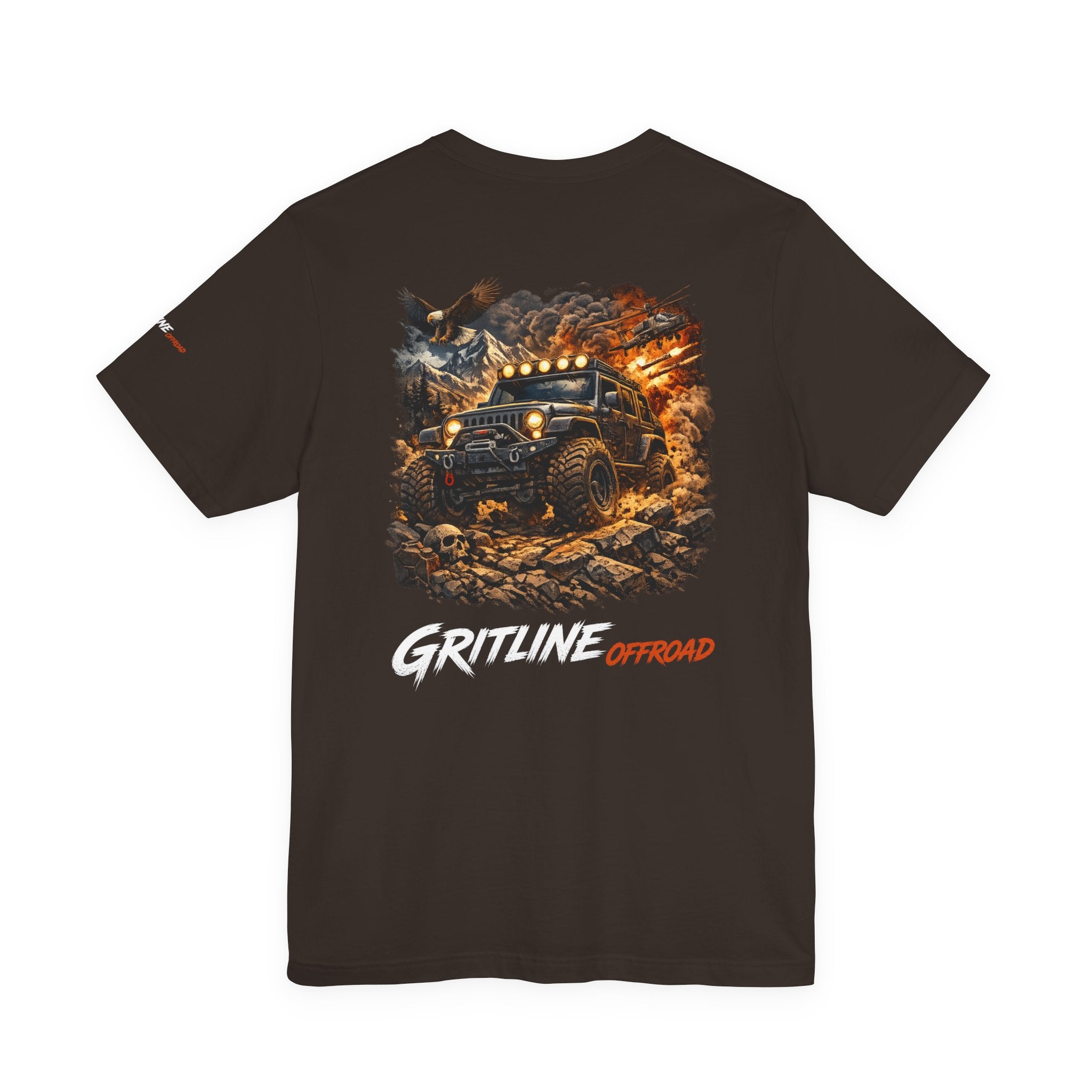 Offroad Jeep T-Shirt — "Gritline Offroad" Rugged Adventure Tee