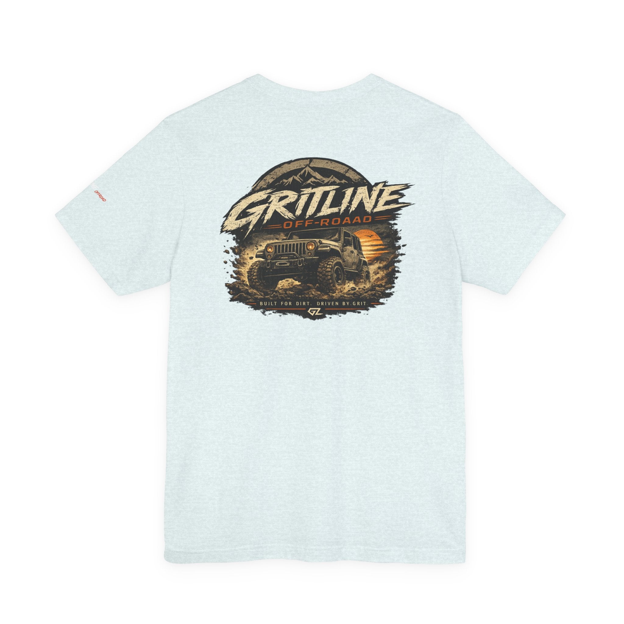 Off-Road Adventure Tee — "Gritline" Jeep Mountain Graphic