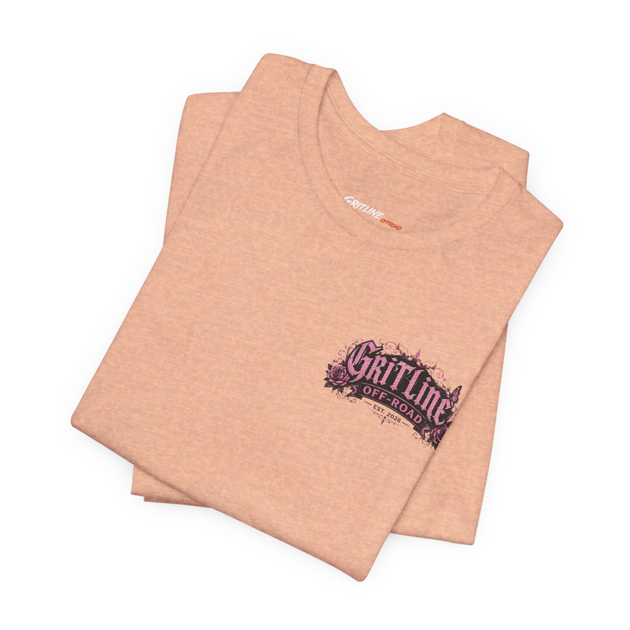 Off-Road Gritline Jeep Tee — Floral Adventure Graphic T-Shirt