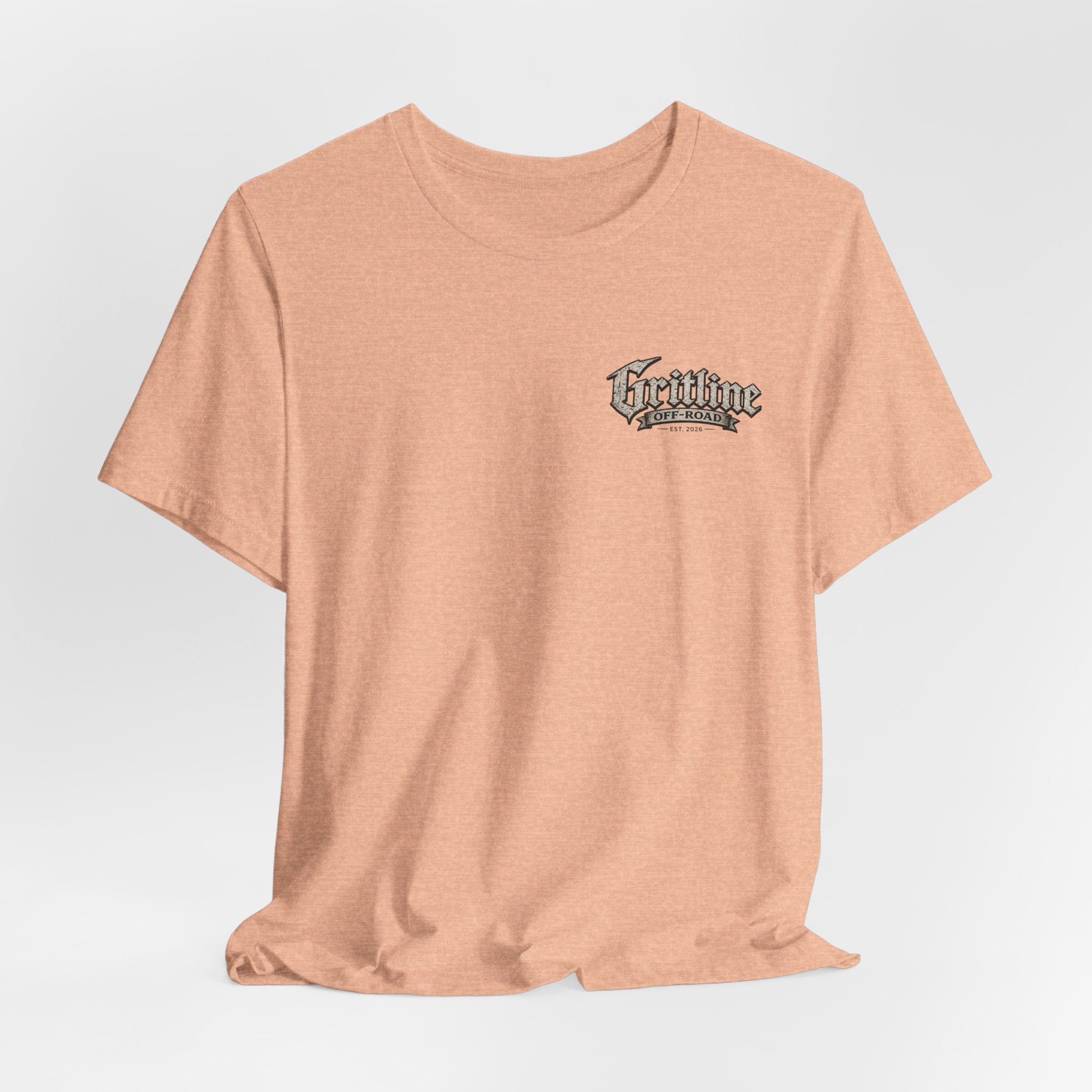 Off-Road Gritline Graphic Tee — "Gritline Off-Road" Skull & Jeep Shirt