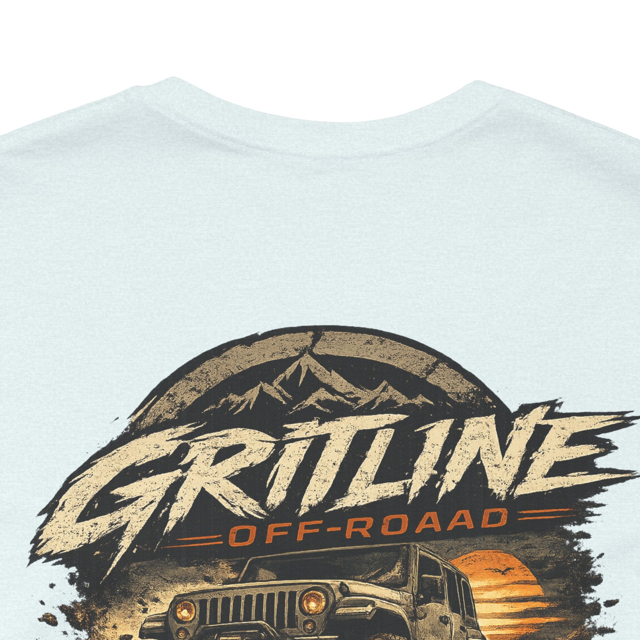Off-Road Adventure Tee — "Gritline" Jeep Mountain Graphic