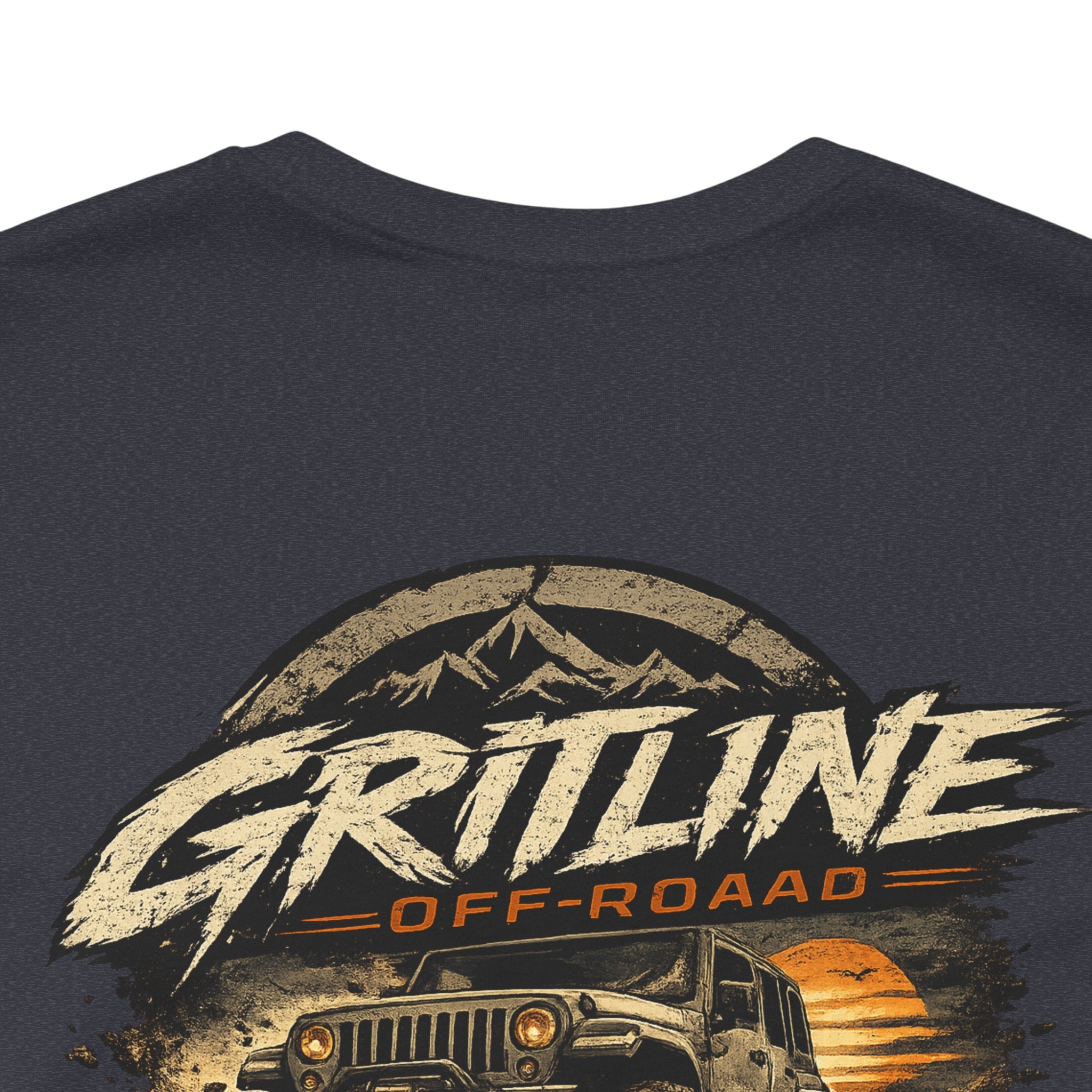 Off-Road Adventure Tee — "Gritline" Jeep Mountain Graphic