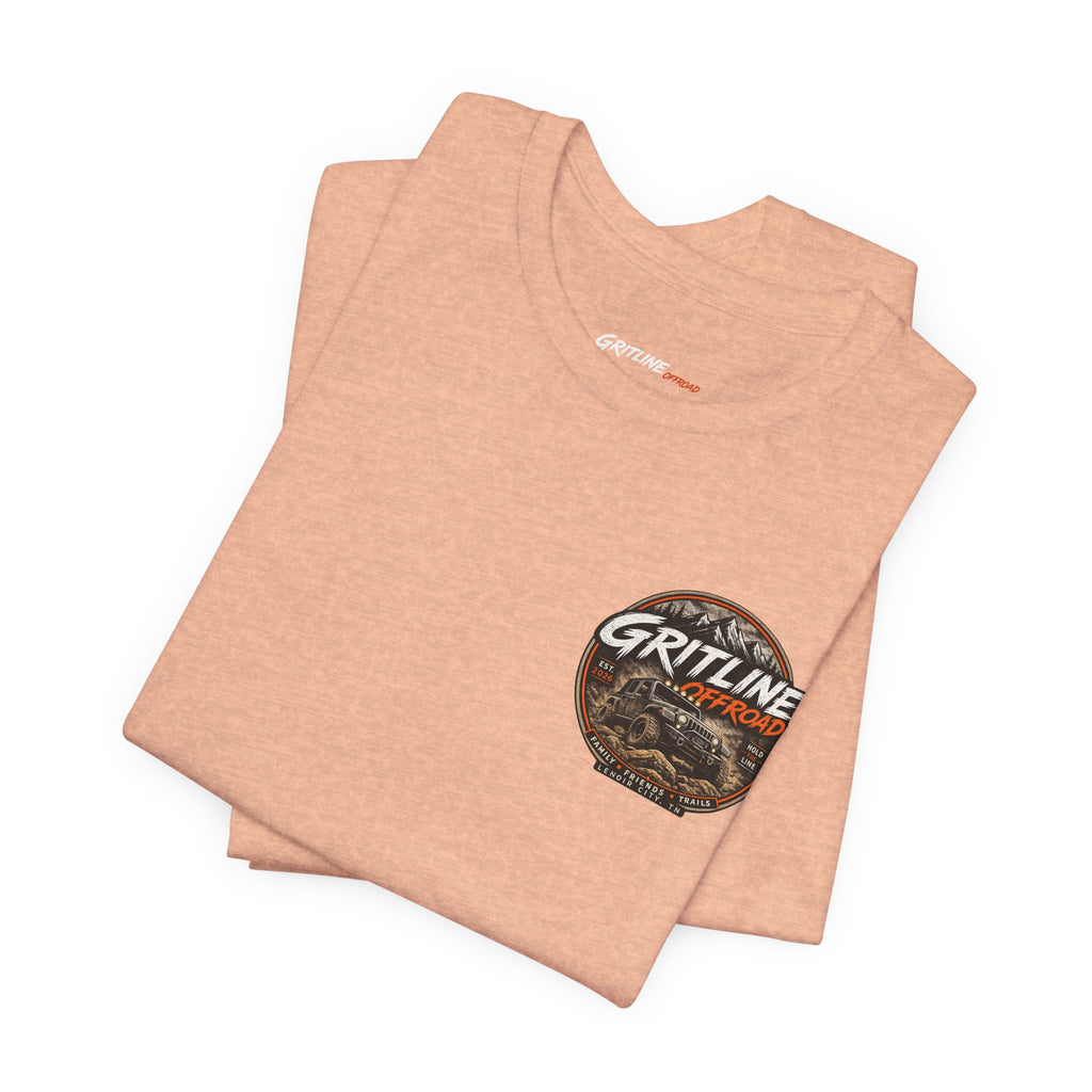 Gritline Offroad Jeep T‑Shirt — Adventure 4x4 Truck Trail Tee