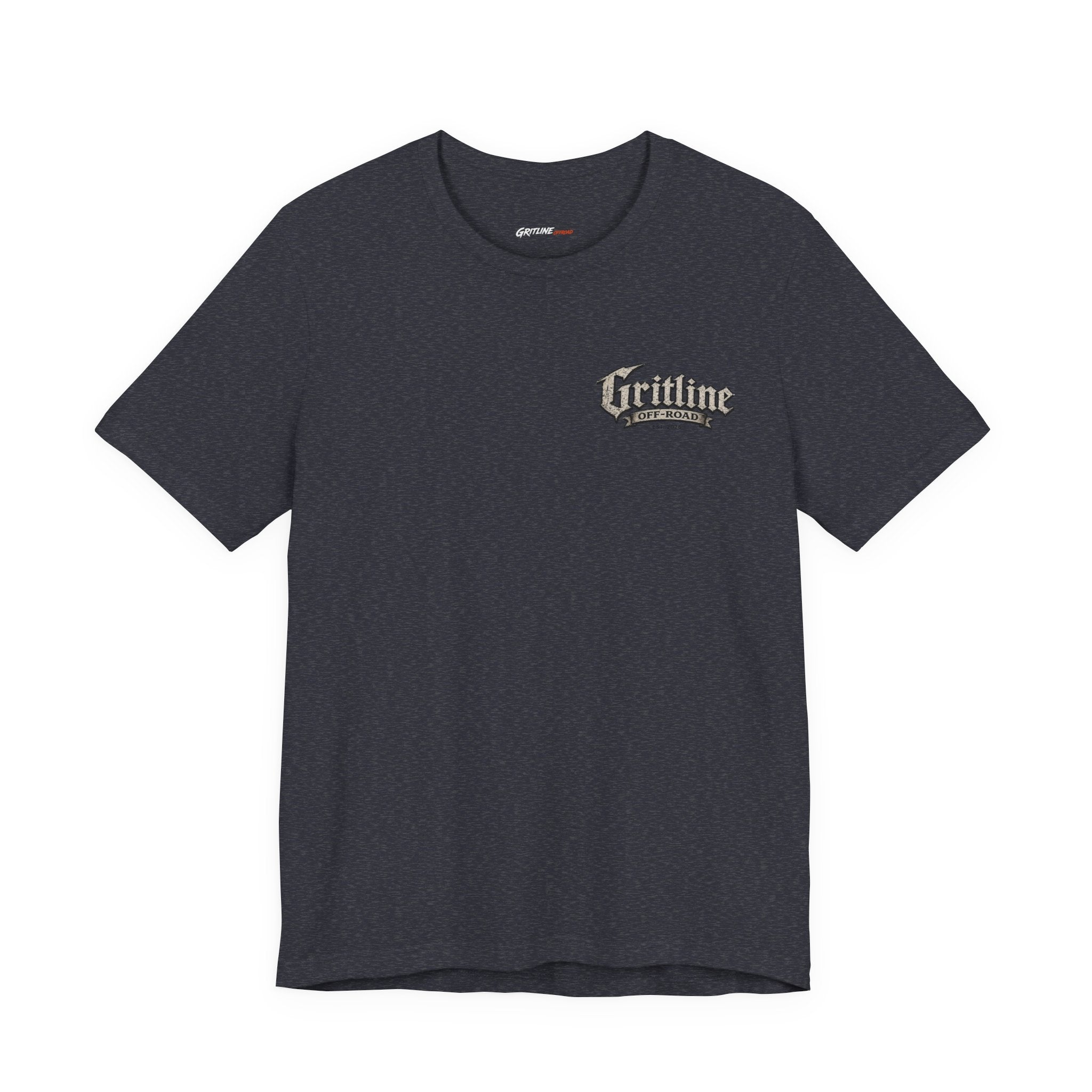 Off-Road Gritline Graphic Tee — "Gritline Off-Road" Skull & Jeep Shirt