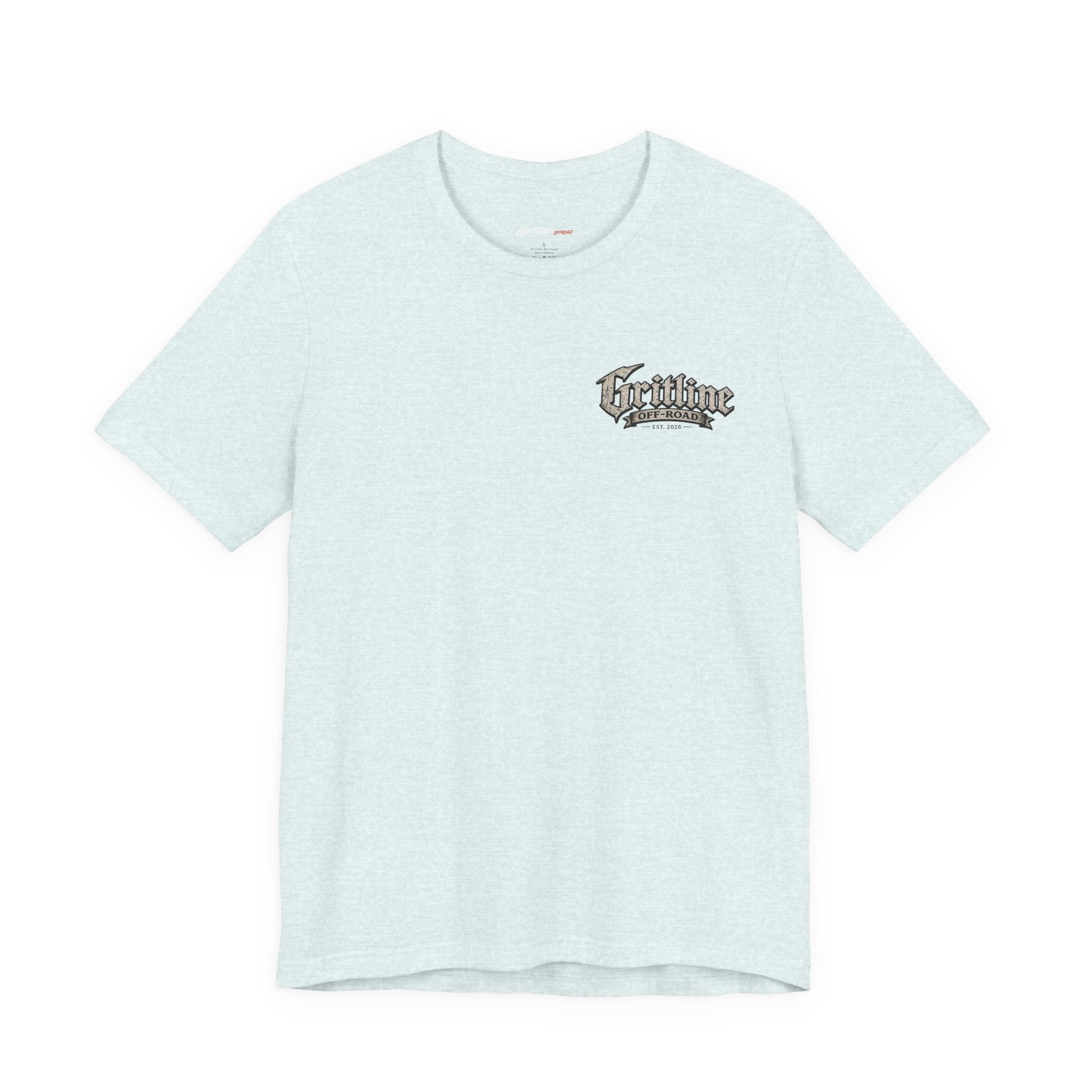 Off-Road Gritline Graphic Tee — "Gritline Off-Road" Skull & Jeep Shirt