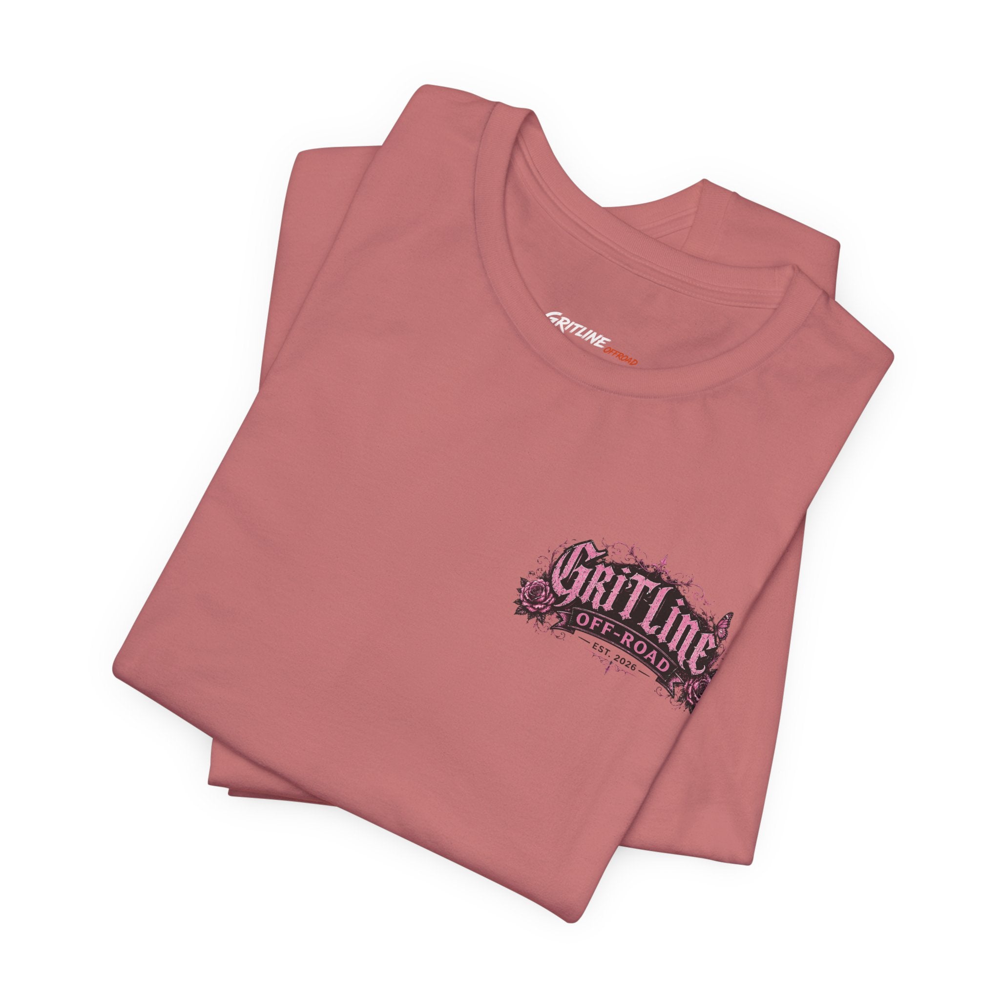 Off-Road Gritline Jeep Tee — Floral Adventure Graphic T-Shirt