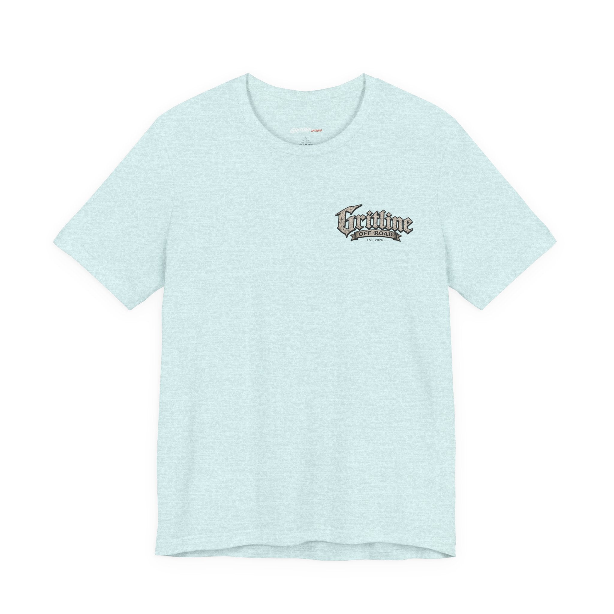 Off-Road Gritline Graphic Tee — "Gritline Off-Road" Skull & Jeep Shirt