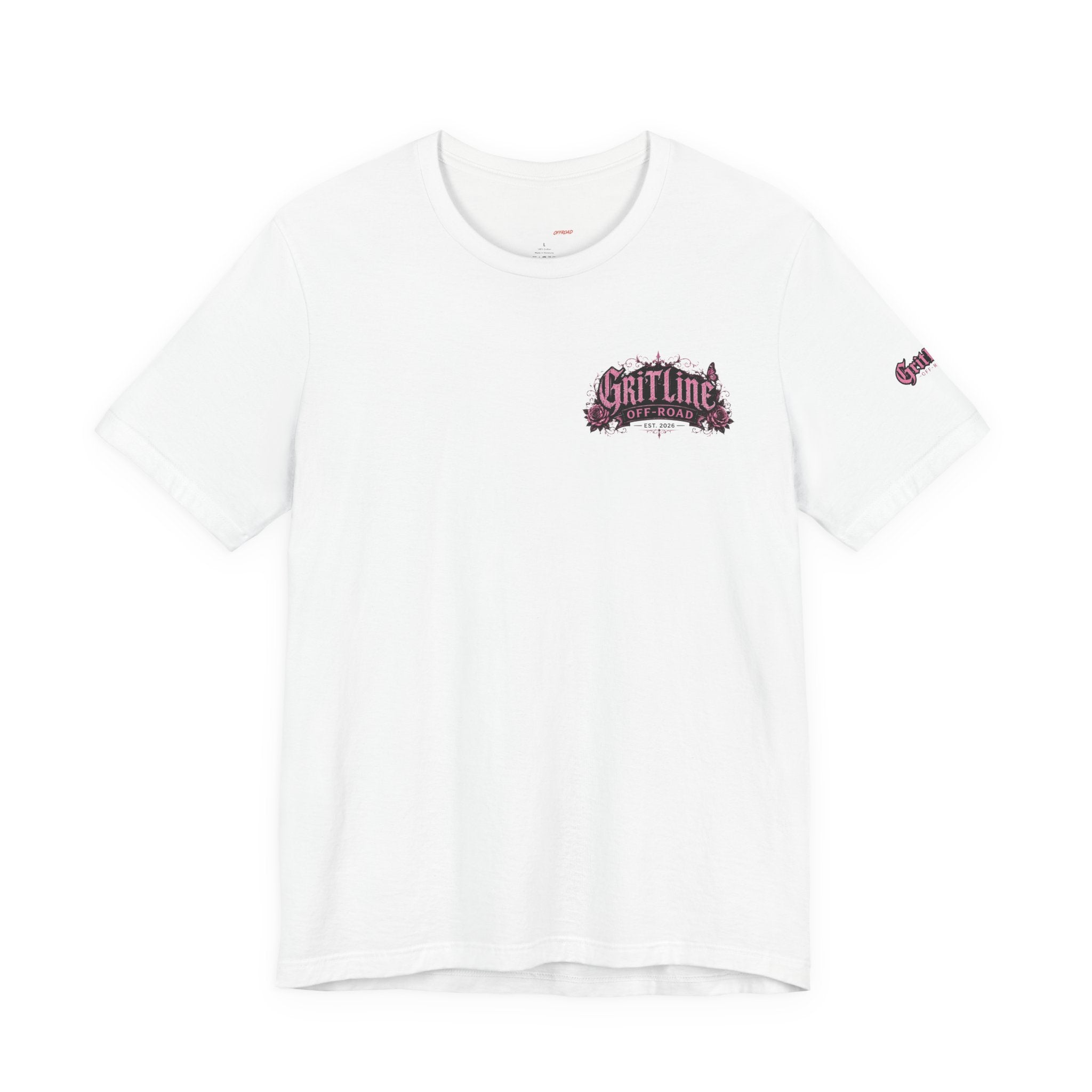 Off-Road Gritline Jeep Tee — Floral Adventure Graphic T-Shirt