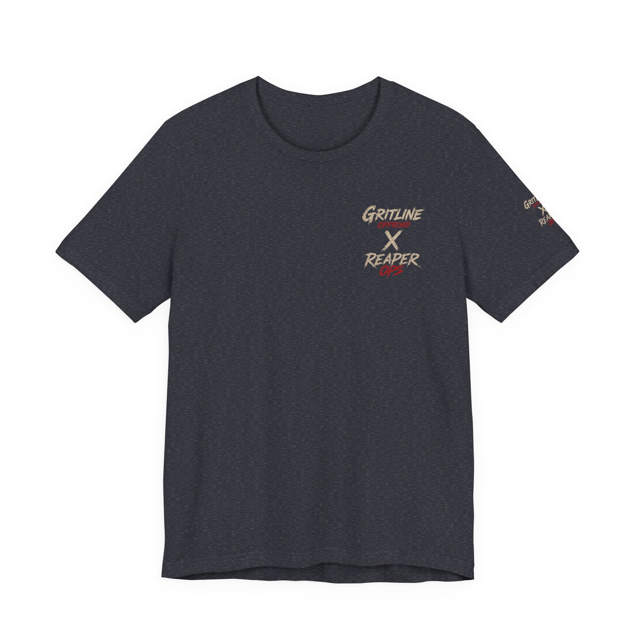 Grim Reaper American Flag T-Shirt — Patriot Skull Tee