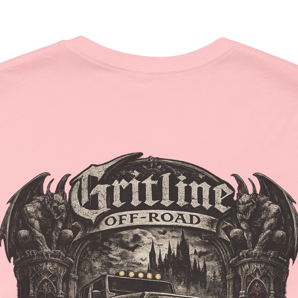 Off-Road Gritline Graphic Tee — "Gritline Off-Road" Skull & Jeep Shirt