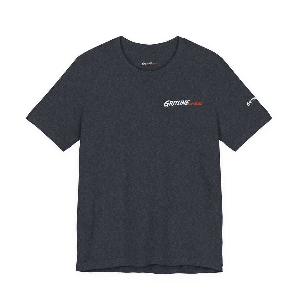 Off-Road Adventure Tee — "Gritline" Jeep Mountain Graphic
