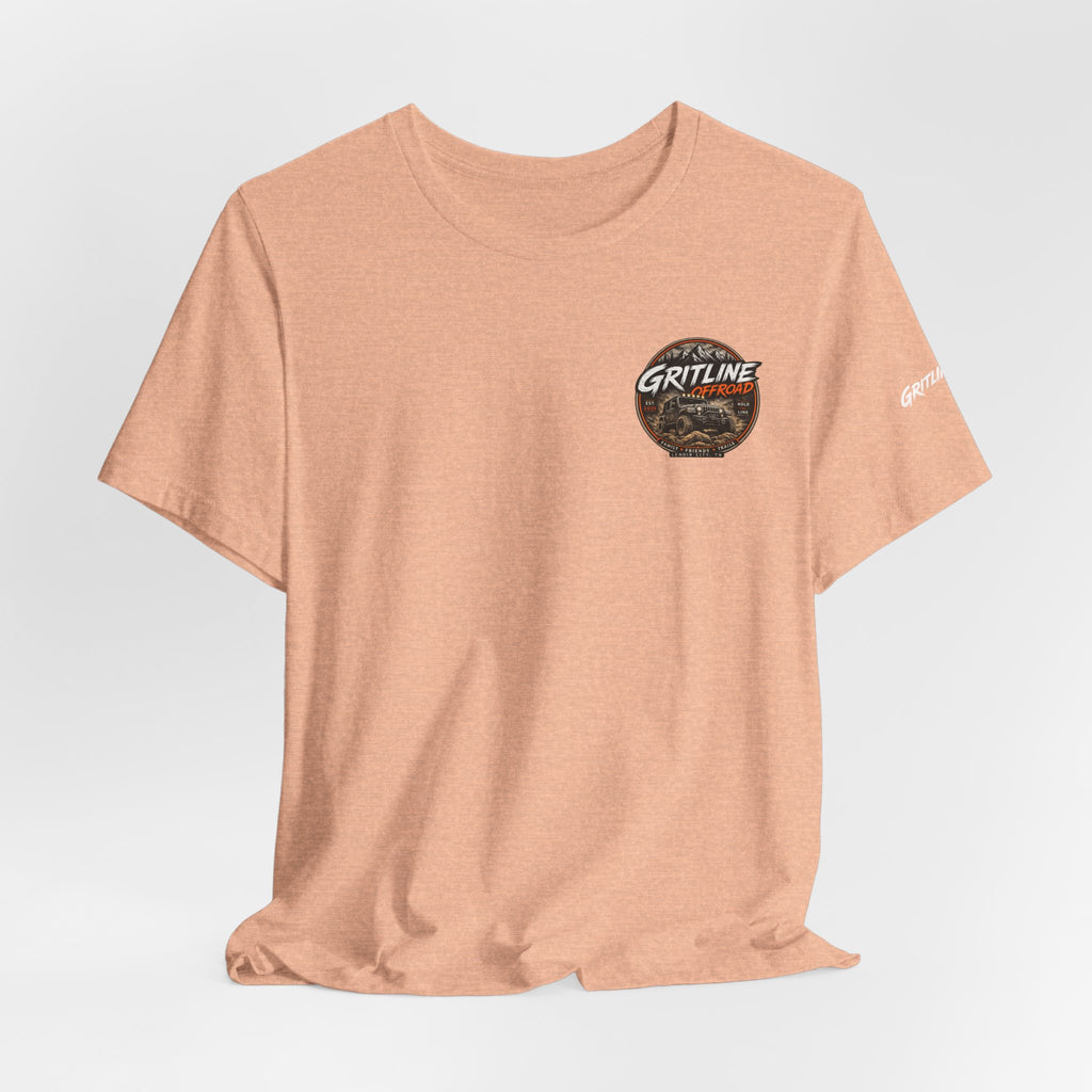 Offroad Jeep T-Shirt — "Gritline Offroad" Rugged Adventure Tee